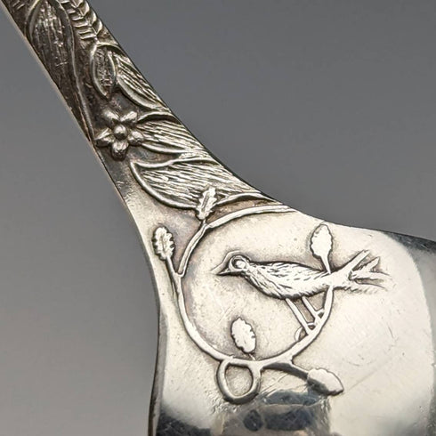 Around 1875 Set of 6 English Antique Silver Plated Teaspoons